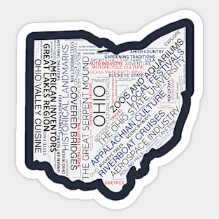 Ohio Calling Sticker